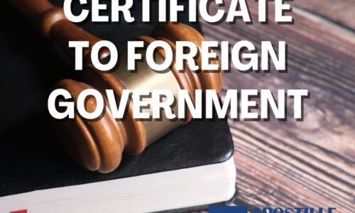 The Best Side of Certificate to Foreign Government