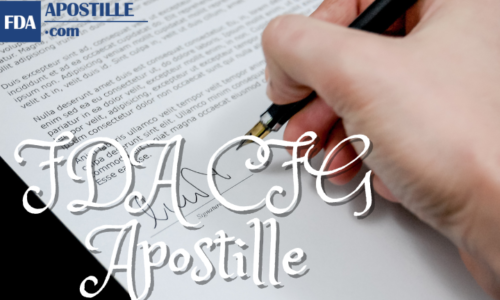 Little Known Facts About Apostille FDA CFG